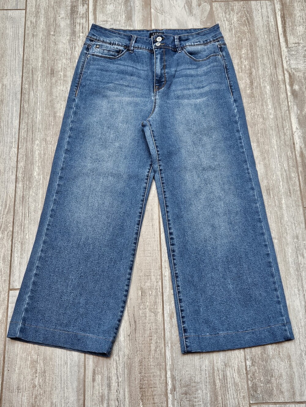 Curve Appeal Wide Leg Jeans